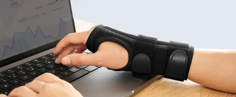 Wrist Stabilizer Brace for Carpal Tunnel Wrist Support Splint with 3 Stays Adjustable Wrist Protector Tendonitis Arthritis Pain