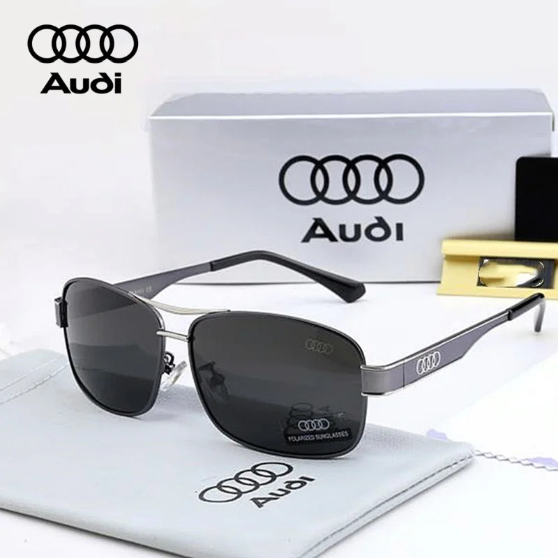 AUDI Luxury Sunglasses High End for Men Women Polarized UV400 Driving Glasses Classic Style Premium Quality Fashion Design 54