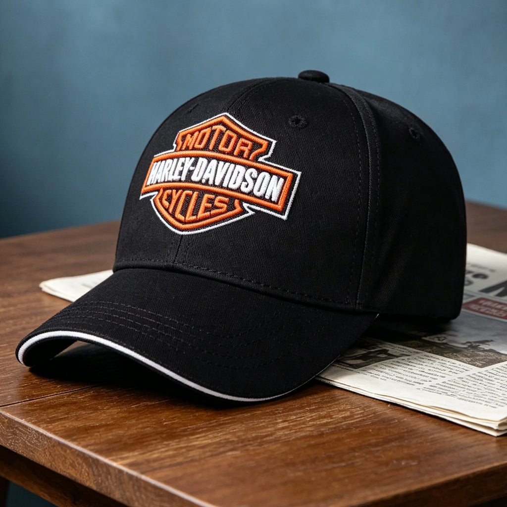 Fashion Motorcycle Baseball Hat Embroidered Outdoor Sport Hat Men Women Sunshade Hat For Harley Davidson Racing Team Accessories