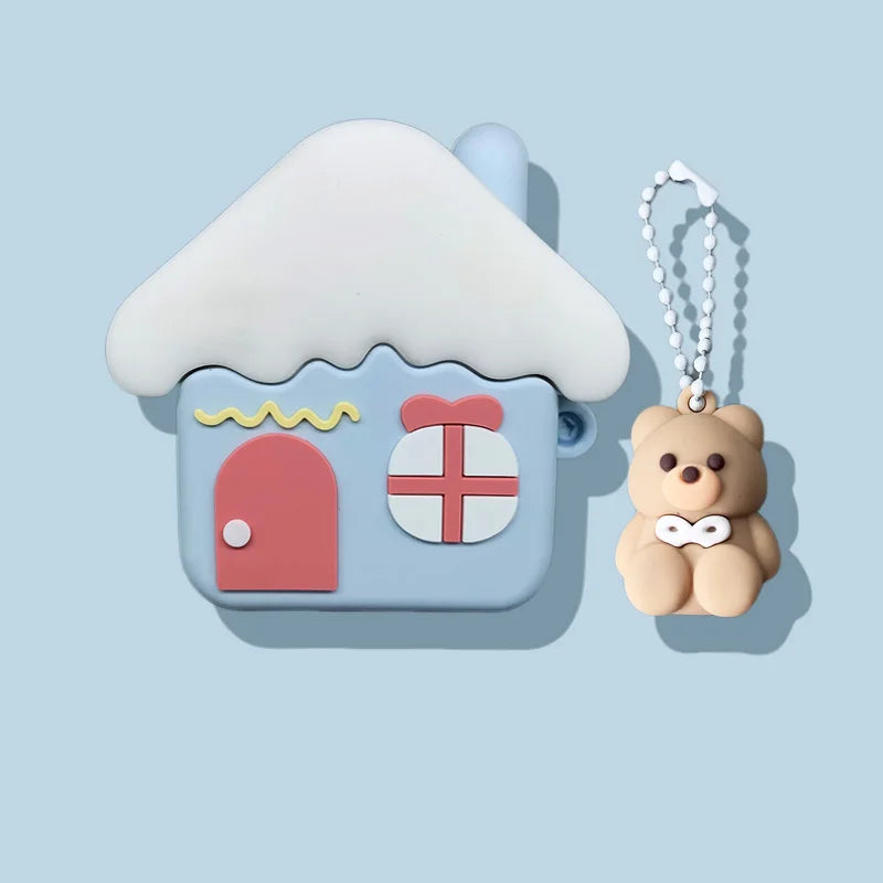 3D Ice Cream Puppy Cartoon Cover for AirPods 4 Case Cute Earphone Case for AirPods Pro 3 2 Charging Cover for AirPods 4 3 2 1