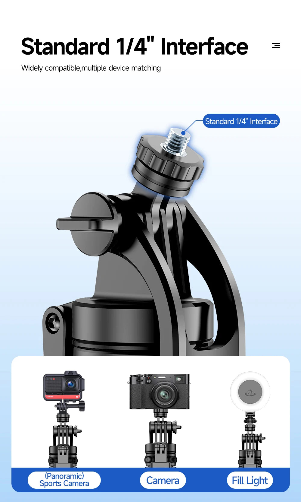 Tripod for Smartphone Light Camera,Tripods Stand with Wireless Bluetooth,Selfie Stick brackets with Phone Holder for Vlog/Video