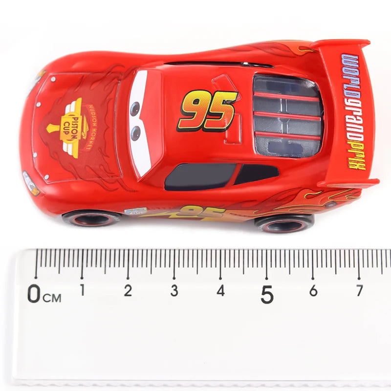 Disney Cars Figures Mack Truck Lightning McQueen Racing 1:55 Die Cast Model Children Mini Vehicle Toys Collection Birthday Gifts