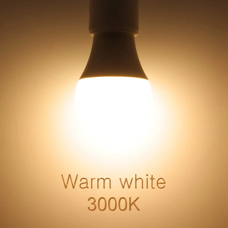 6pcs E26 E12 LED Bulb 20W 18W 15W 12W 9W 6W 3W Lampada LED Light AC 110V Bombilla Lighting Cold/Warm White Lamp For Home