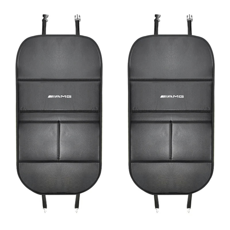 2Pcs Car Seat Back Anti-Kick Mat Protector Pad Cover Accessories For Mercedes Benz W212 W205 AMG ML W166 W176 W177 W213 W246 GLB