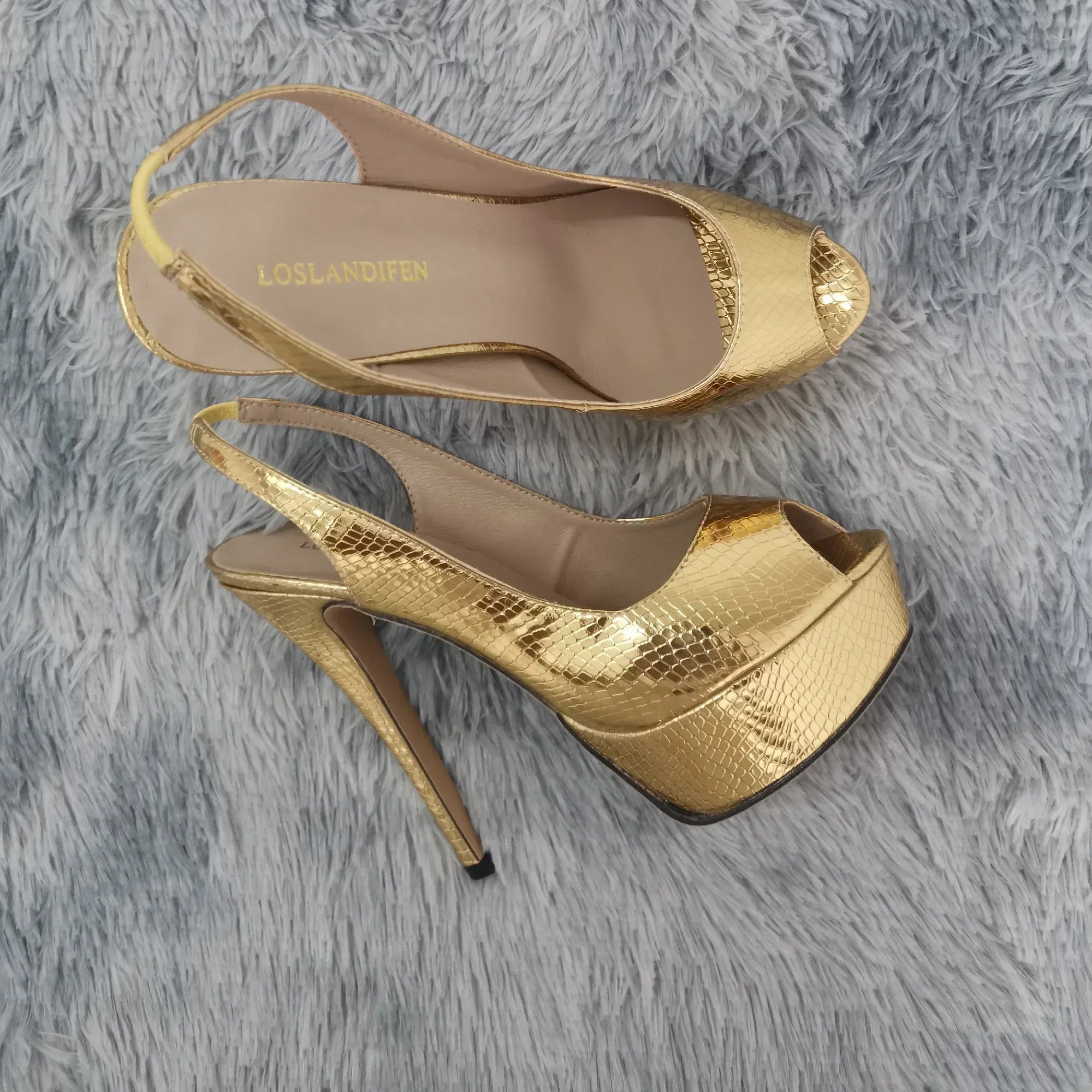 Women Pumps Stilettos 14CM Platform Stripper High Heels Sexy Open Toe Sandals Gladiator Party Dress Wedding Shoes Large Size 44