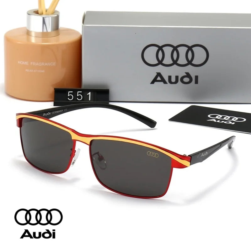 AUDI Luxury Sunglasses High End for Men Women Polarized UV400 Driving Glasses Classic Style Premium Quality Fashion Design 54