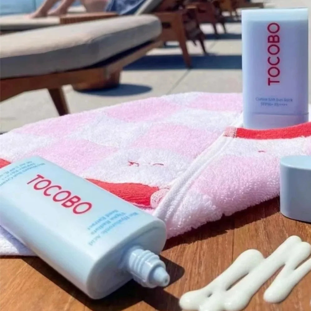 Tocobo Cotton Soft Sun Stick Face Oil-Control Matte Centella Cica Calming Toneup Korea Sunscreen Bio Watery Waterproof Sun Cream