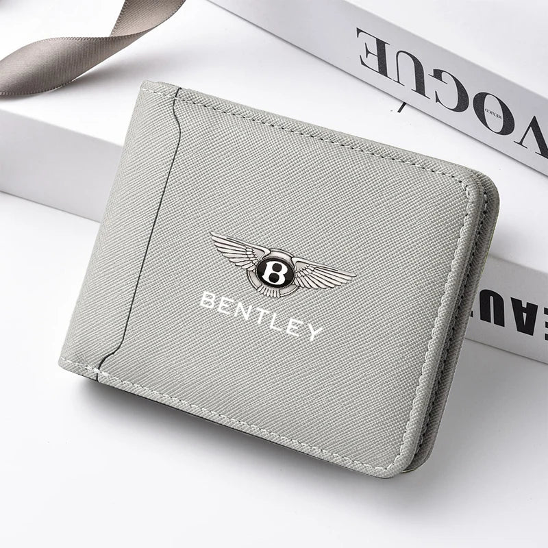 Men Wallet Card Holder Driver License Documents Wallet for New Bentley Flying Spur Continental GT Bentayga Mulsanne Accessories