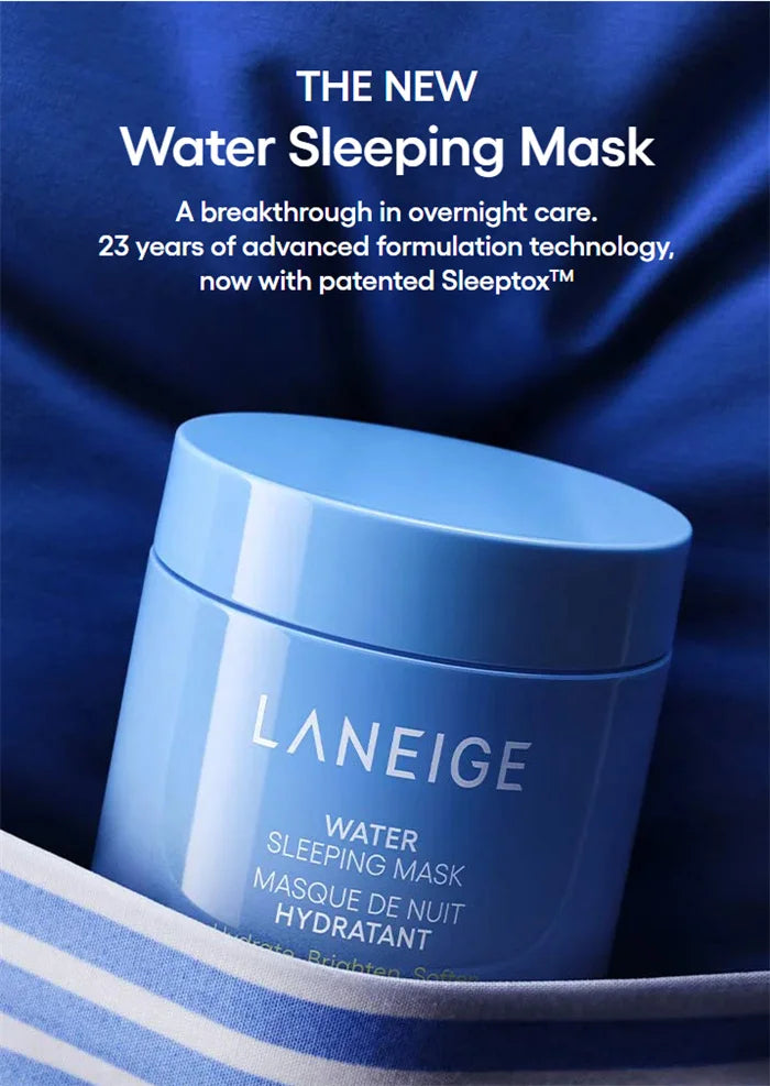 Laneige Water Sleeping Mask Hydrating Face Moisturizes Brightens Skin Creams Deep Moisturizing Shrink Pores Care for Beauty