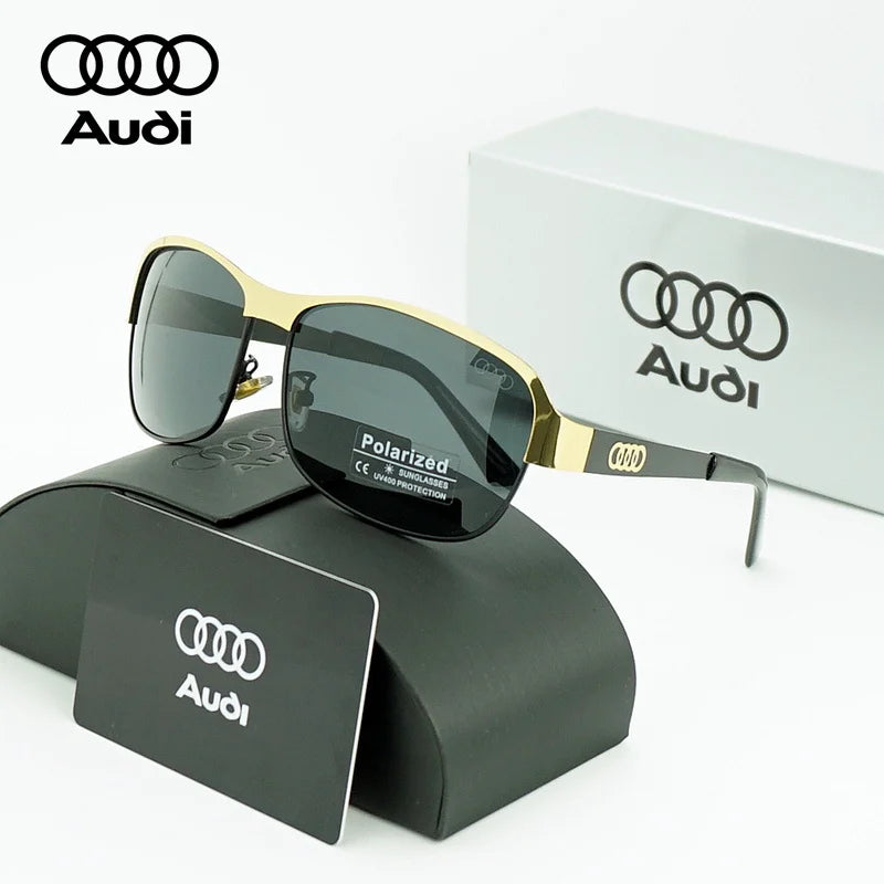 AUDI Luxury Sunglasses High End for Men Women Polarized UV400 Driving Glasses Classic Style Premium Quality Fashion Design 54