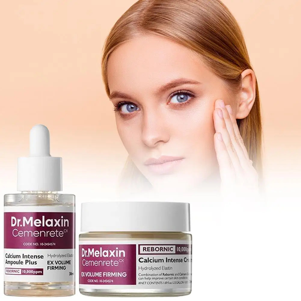 Dr. Melaxin Double Effect Anti-aging Essence+Cream Set Improve Facial Relaxation Tighten Fade Fine Lines And Wrinkle Skincare