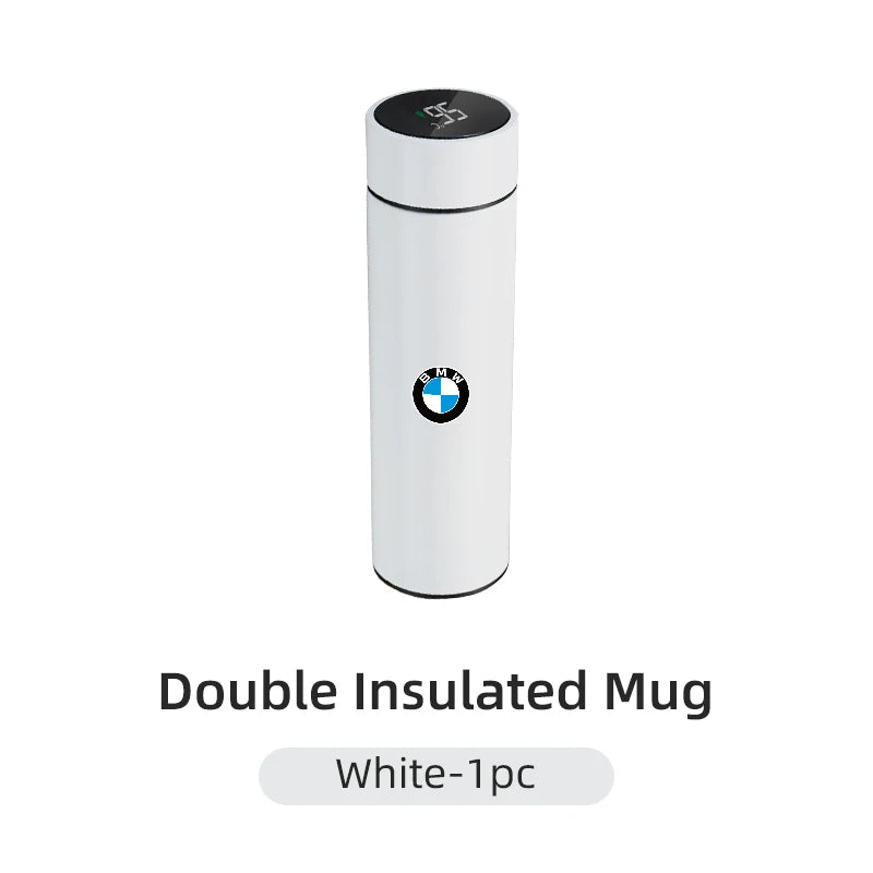 Office Home Mug Thermal Tumbler Outdoor Insulated Cup Water Bottle For BMW 1 3 5 Series X1 X4 X5 X7 G20 G38 F20 F39 F48 E46 E60