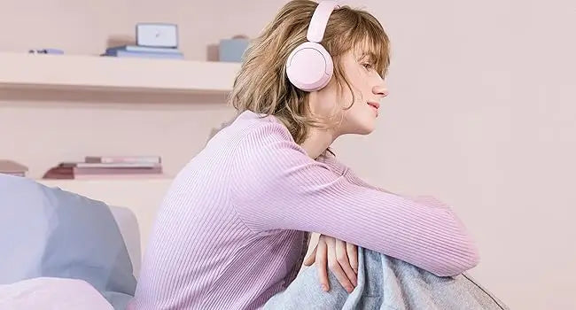 Sony WH-CH520 Wireless On-Ear Headphones, Bluetooth Headset with Mic Long Battery Life