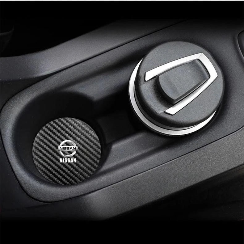Car Cup Holder Coaster Anti-Slip Mat Car Water Cup Pad For Nissan Rogue Qashqai rontier Pathfinder Altima Sentra Murano Versa