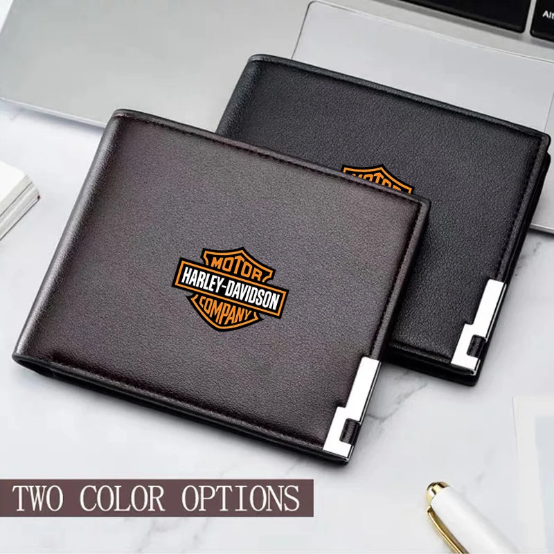 Leather Car Driver License Credit Card Holder Business Wallet For Harley Davidson Electra Glide Ultra Classic Motorcycle Styling