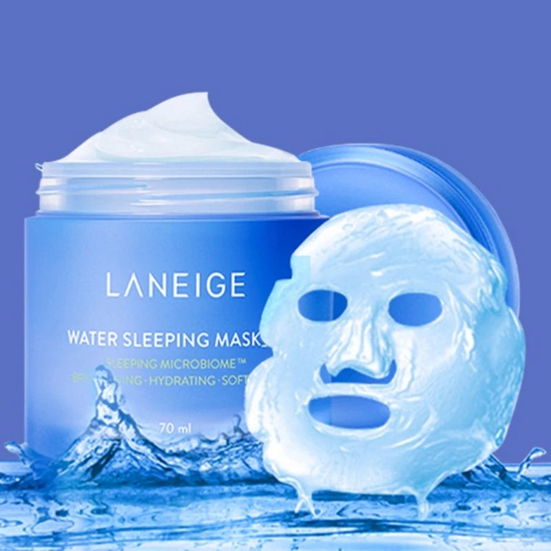 Laneige Water Sleeping Mask Hydrating Face Moisturizes Brightens Skin Creams Deep Moisturizing Shrink Pores Care for Beauty