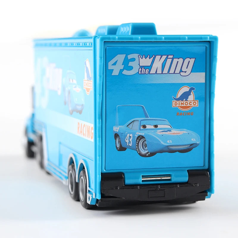 Disney Cars Figures Mack Truck Lightning McQueen Racing 1:55 Die Cast Model Children Mini Vehicle Toys Collection Birthday Gifts