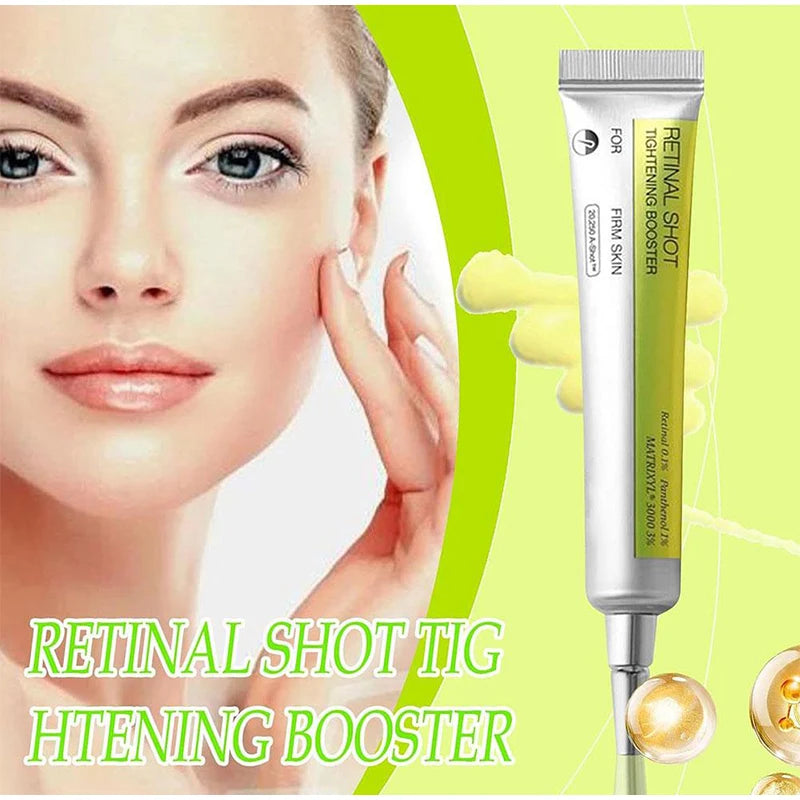 Korean Retinol Shot Eye Tightening Moisturizing Booster Cream,Facial Moisturizing Serum,,Reduce Wrinkles & Fine Lines,Anti-Aging
