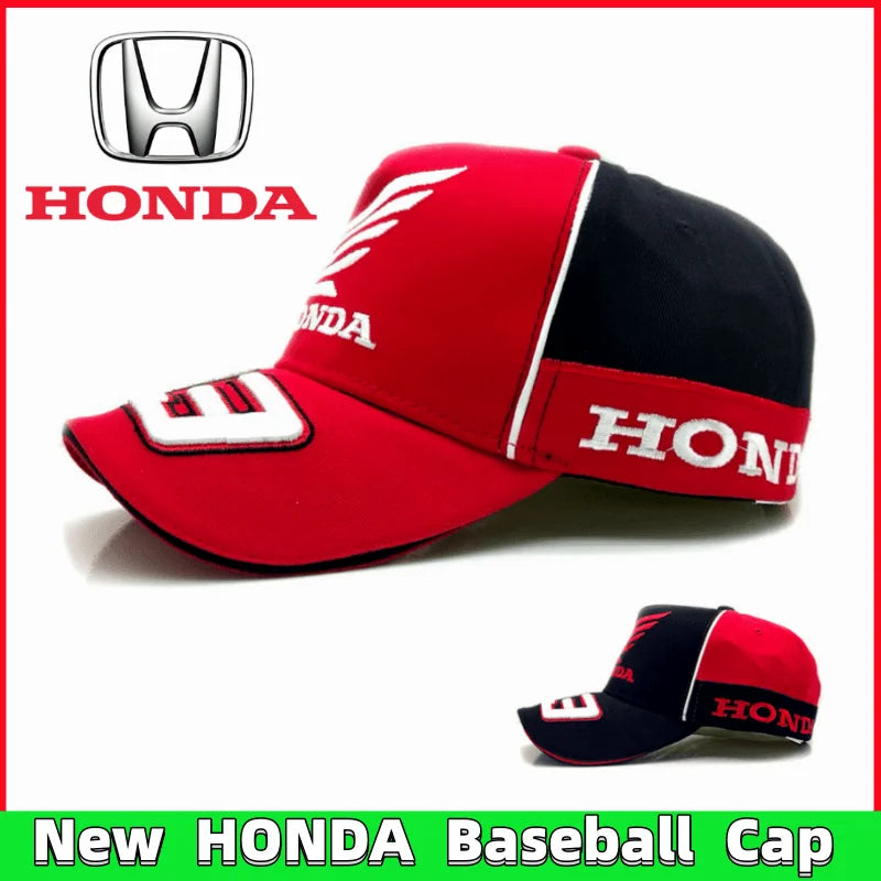 HONDA 93 Baseball Cap Sun Hat Outdoor Summer Sports Hat Embroidered Men Women Baseball Cap for Honda Civic Accord CRV Hrv Jaz