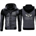 Cadillac double zip hoodie