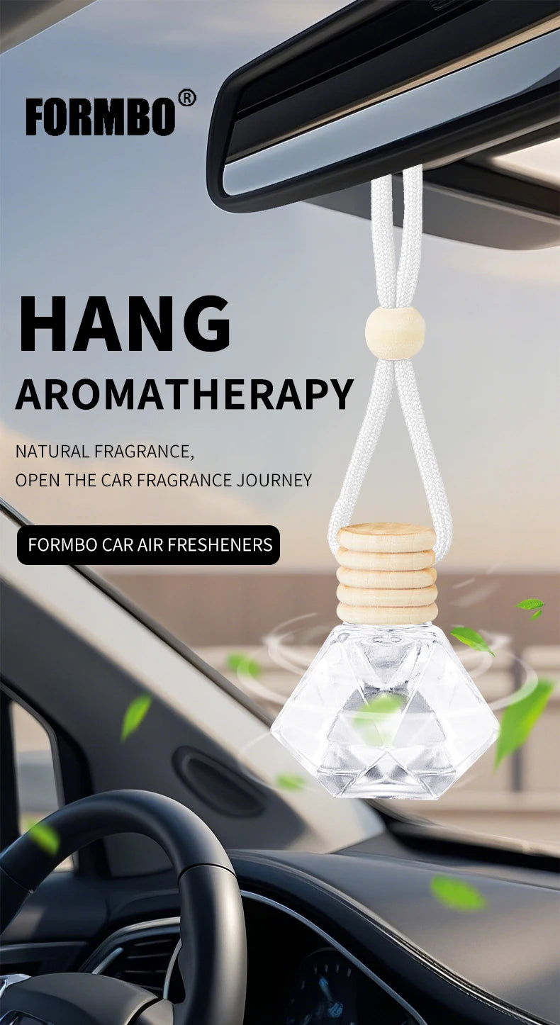 A car fragrance for automotive interior accessories, a long-lasting car air freshener that maintains a charming and fresh scent.