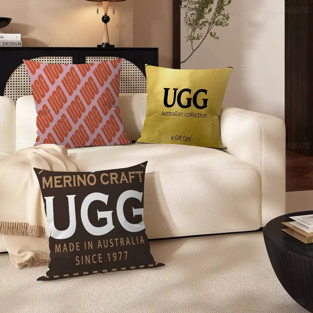 Cool U-UGGS Pillowcase toon Gift Cushion Cover Bedroom Home Sofa Chair Seat Decor pillow case