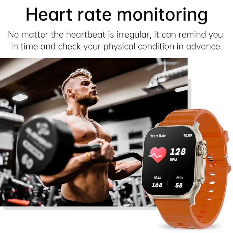 OPPO T900 Ultra Smart Watch Men 49mm Series 9 AMOLED Screen NFC Compass Waterproof For Apple Watch IWO Ultra 9 Wholesale NEW