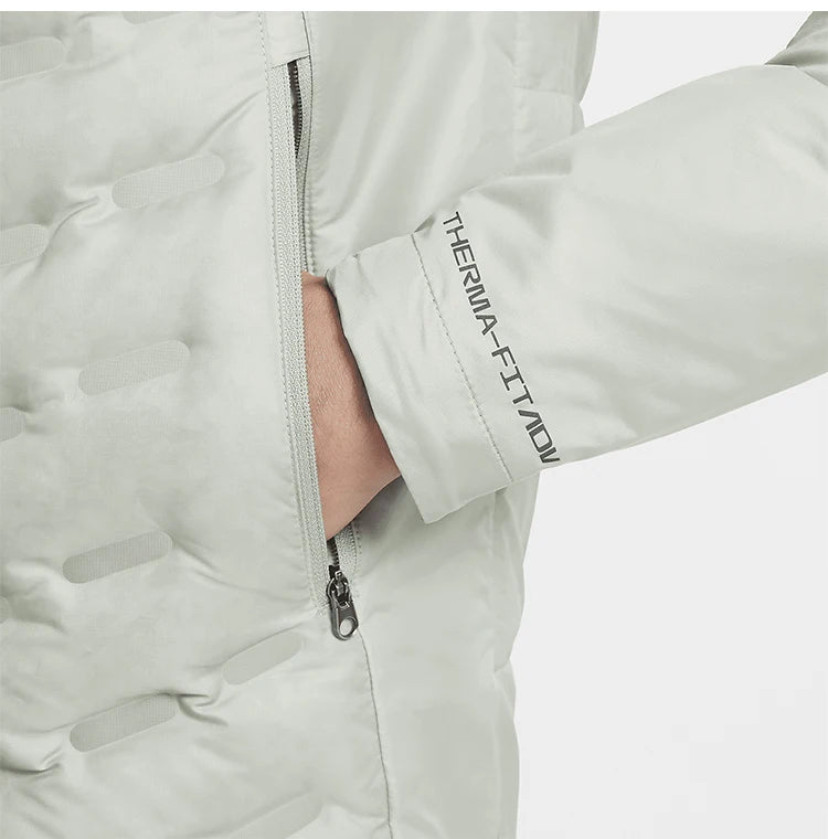 Nike/Nike Genuine Autumn and Winter New Men's Spliced Warm Running Sports down Jacket Fb7557-370
