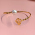 Ek Onkar Khanda Bracelet Cuff Bangles For Women Custom Diamond Bracelet Open Stainless steel Bracelets Gift For Her