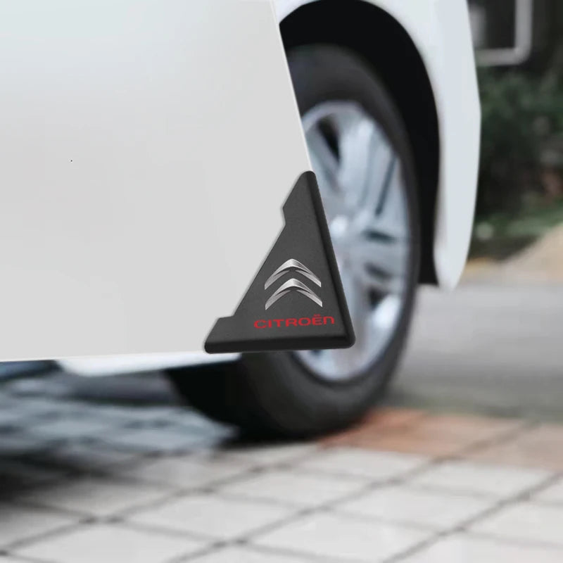 2pcs Silicone Car Door Corner Protector Anti-Collision Scratch Cover For Citroen Elysee Berlingo Xsara C3 C2 C1 XR C4 Picasso C5