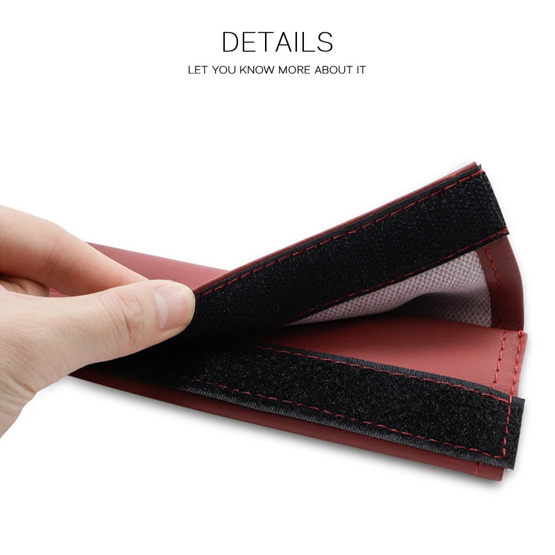 1Pcs Car Seat Safety Belt Shoulder Cover Auto Accessories For Genesis G80 GV70 GV80 GV60 G70 Essentia Neolun G90 GV90
