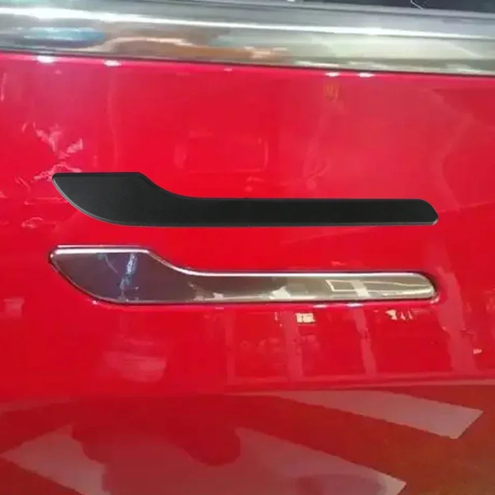 Door Handle Sticker for Tesla Model 3/Y/3 Highland Model Y Juniper 2025 Carbon Fiber Door Protector Wrap Cover Paste Accessories