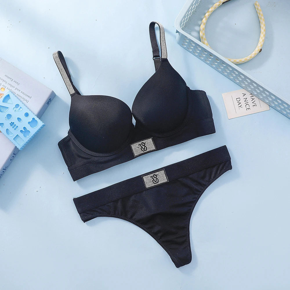 Victoria s Secret Women Push Up Wireless Comfortable Everyday Lingerie Underwire Seamless Lace Bra And Panty Set