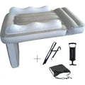 Baby Inflatable Mattress Children's Car Rear Folding Car Mat Outdoor Travel Thickened Plush Air Cushion Car Inflatable Bed ﻿