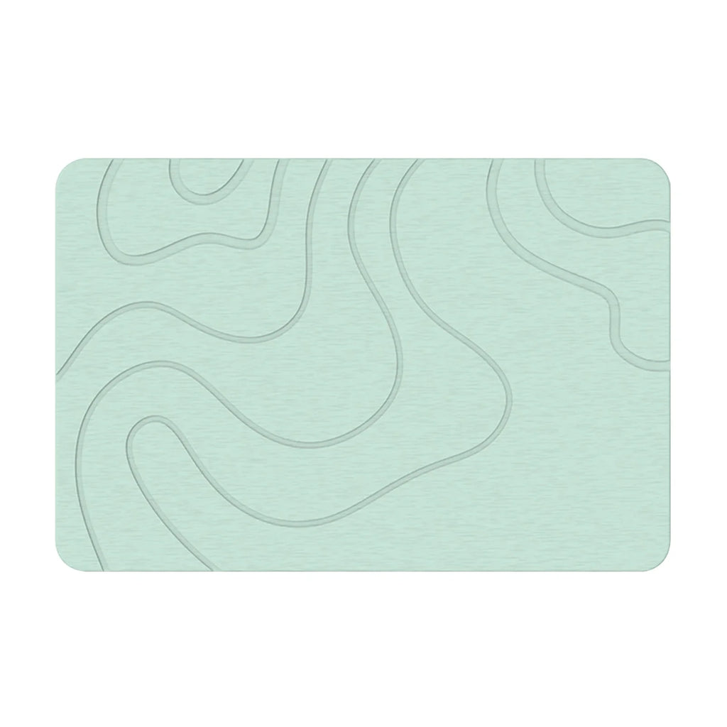 Indoor Diatomite Stone Bath Mat, Soft Diatomite Mud Mat, Water Absorption, Quick-Drying, Entrance Rugs