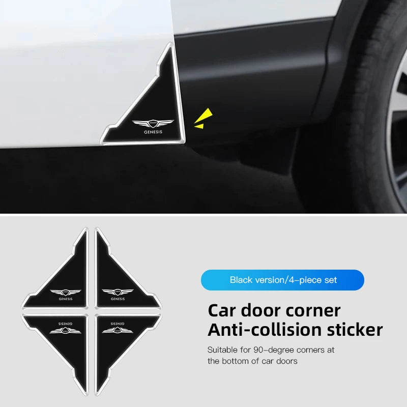 Car Door Corner Protection Decals Stickers Car Styling for Genesis G80 GV70 GV80 GV60 G70 Essentia Neolun G90 GV90 X Accessories
