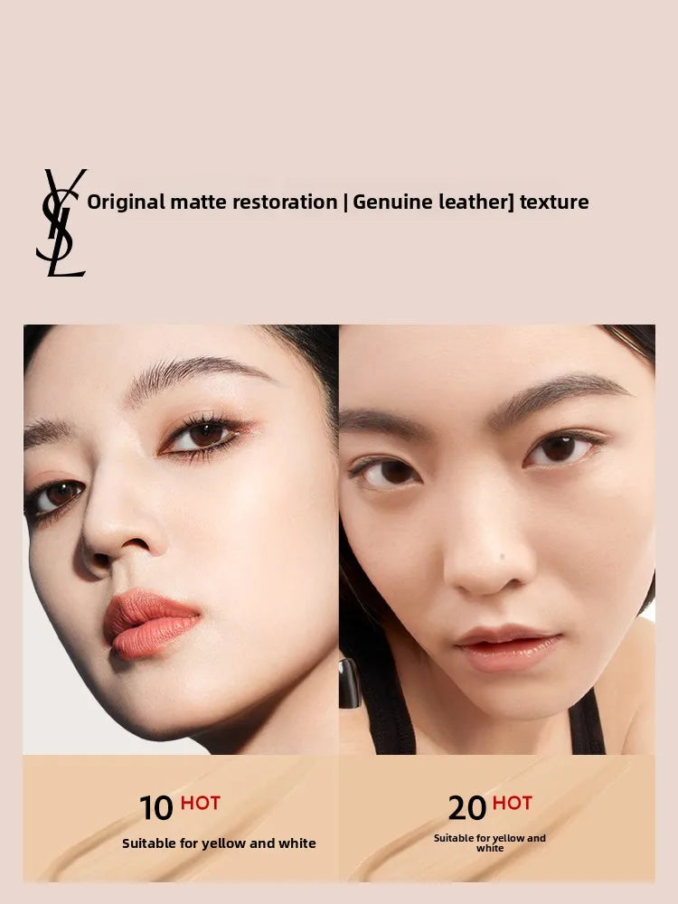 YSL New Leather Cushion - High Coverage, Transfer - Resistant, Perfect Birthday Makeup Gift for Her