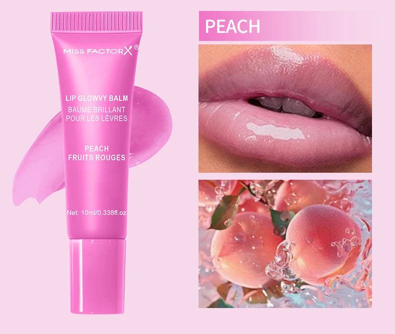 6-piece fruit flavored lip gloss set, moisturizing lip oil, glossy hydration, the best choice for women's holiday gifts