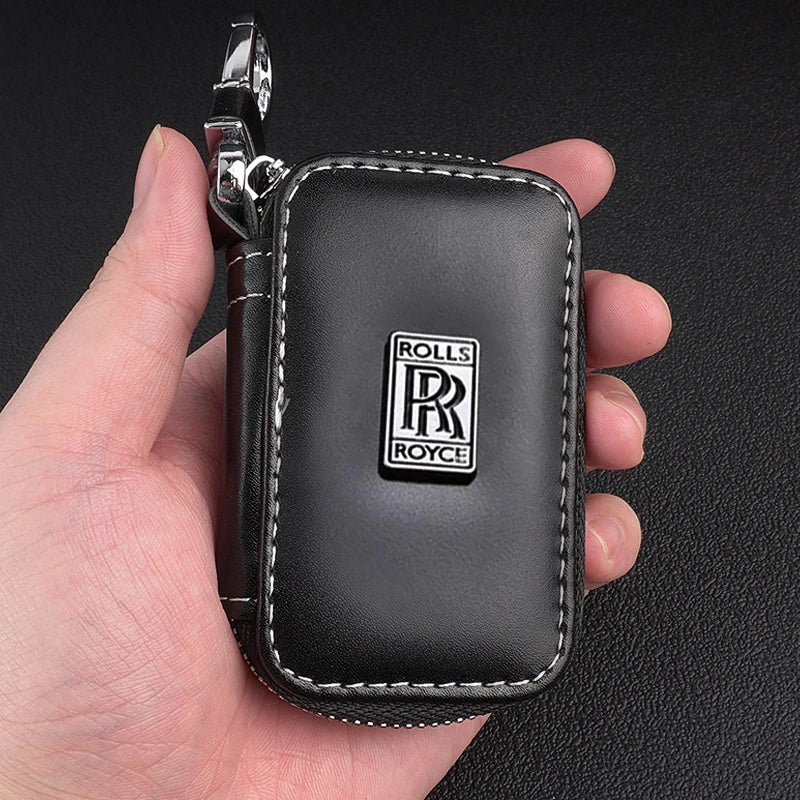 leather car key cover for Rolls-Royce
