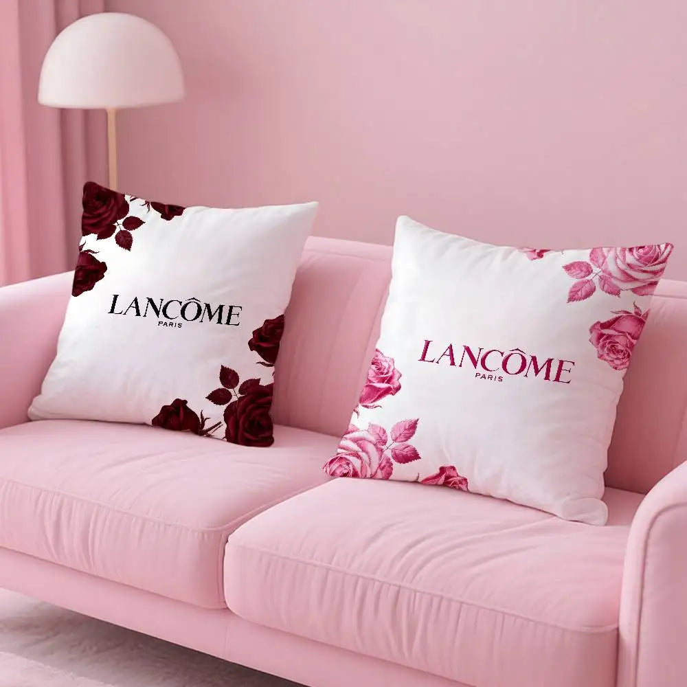 Lancome Cosmetic Pillow Case Pattern Printed Pillowcase For Living Room Sofa Cushion Cover & Bedroom Decor
