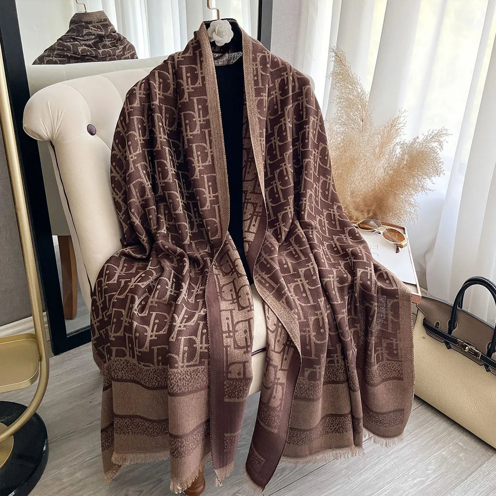 2025 Ladies Muslim Hijab Golden Thread Scarves Spring and Autumn Sun Protection Decoration Shawl Foulard Wrap Headscarf Scarf