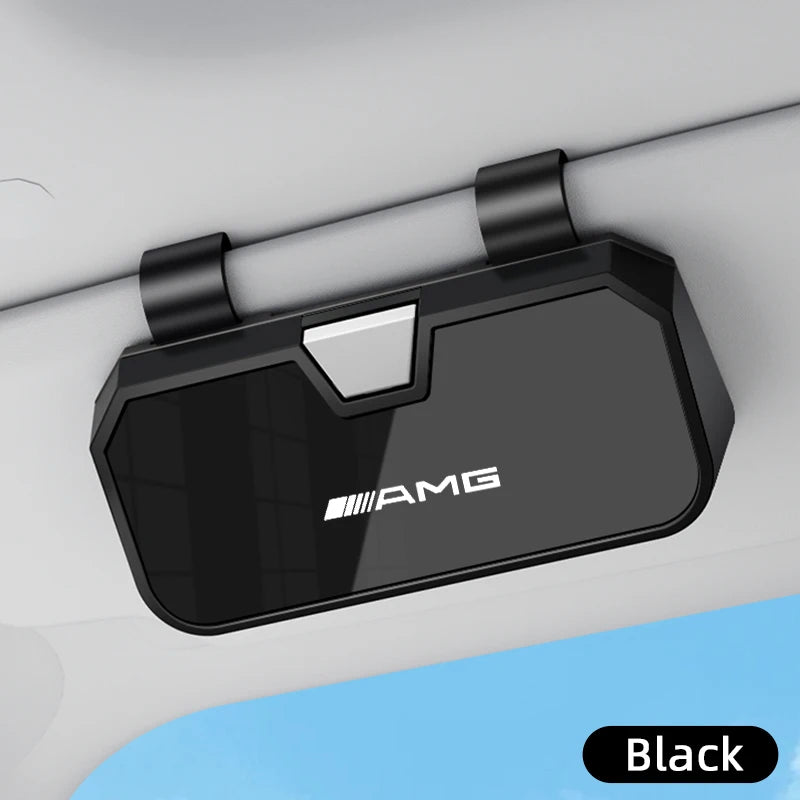 Car Sun Visor Glasses Clip Sunglasses Storage Case For Mercedes Benz AMG W204 W205 W203 W211 W212 W213 W201 W210 GLC GLA GLB GLS