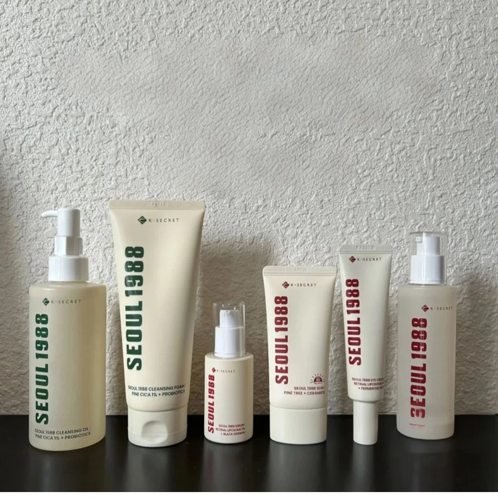 Original Korean Skin Care Series Pine Cleansing Milk Brand Eye Cream Ginseng Serum Whitening Sunscreen K-secret Seoul 1988 Care