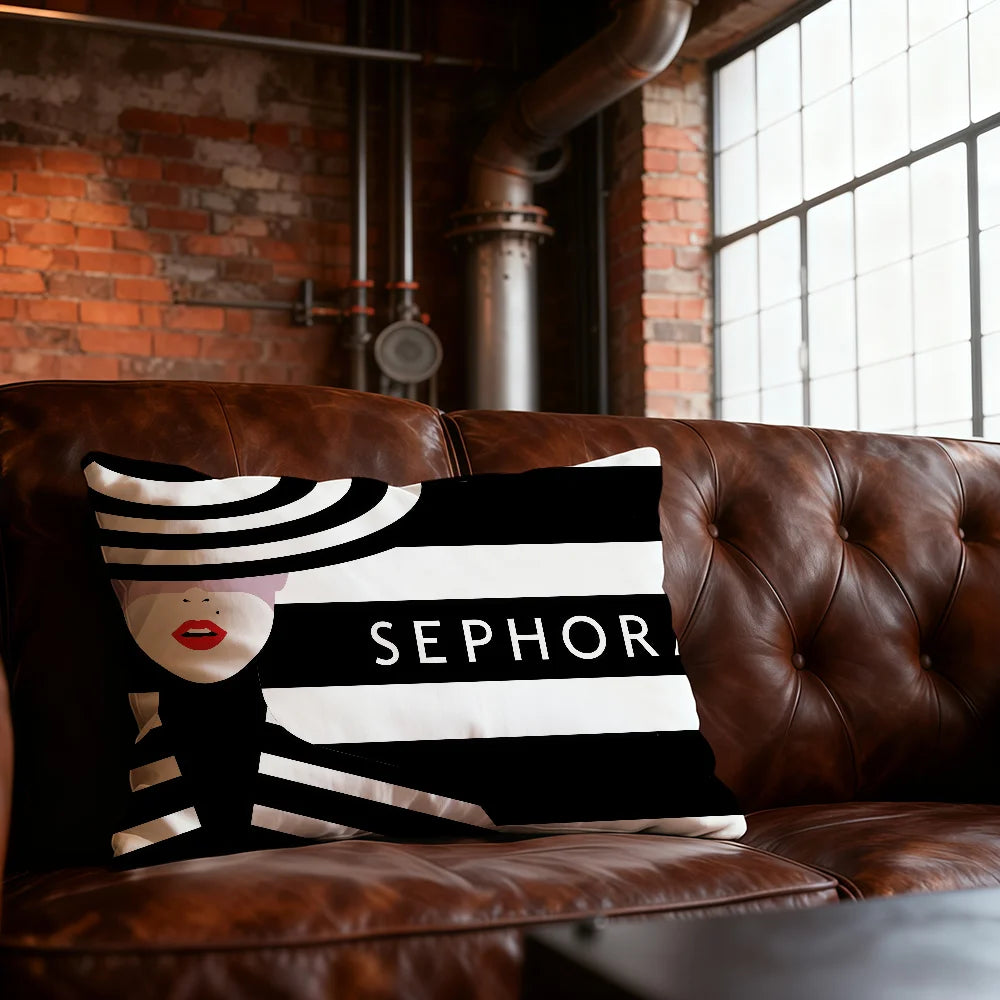 Simple Fashion S-Sephora-ES cushion cover Double sided Printed Room Bedding Hit Product Sofa Decorative
