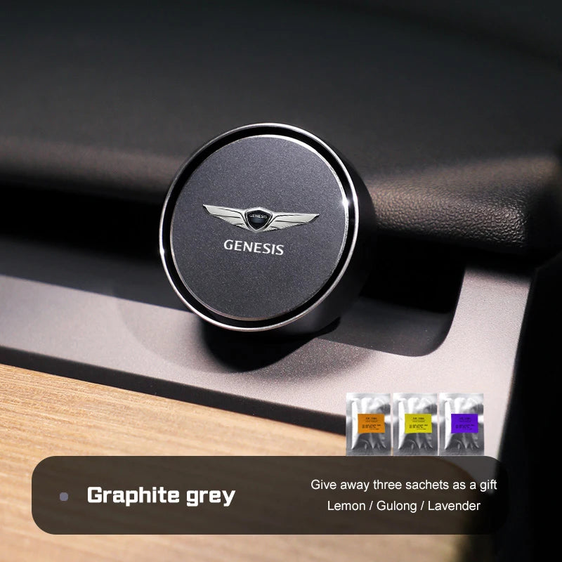 Alloy Car air outlet perfume Air Freshener Diffuser for Genesis G80 GV70 GV80 GV60 G70 Essentia Neolun G90 GV90 Solid Fragrance