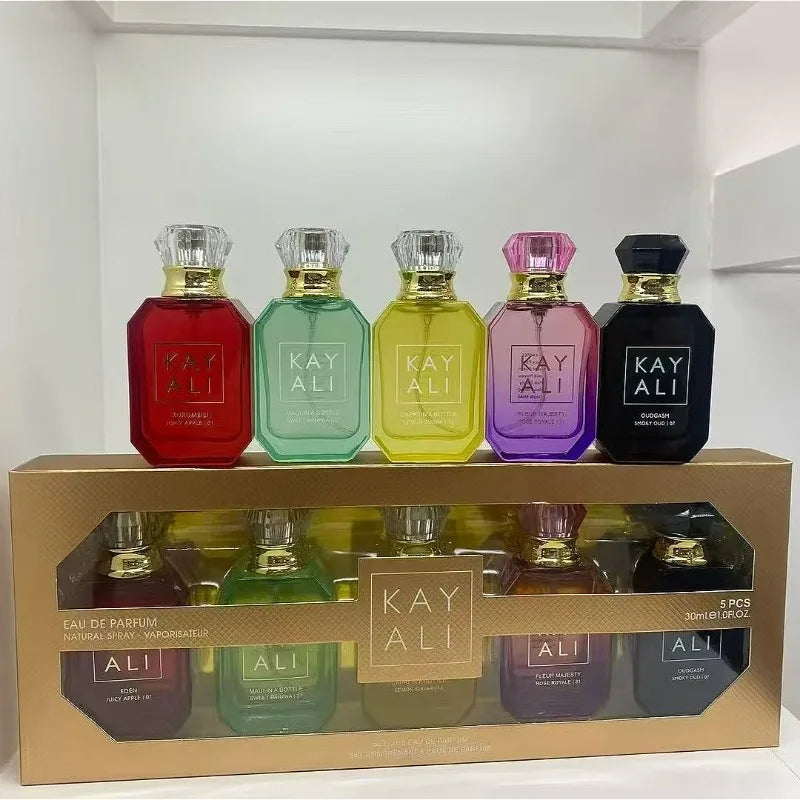 KAYALI Perfume Set 30ml X5 Eau De Parfum Collection Long Lasting Sweet Fruity Floral Vanilla Gourmand Luxury Unisex Gift Box