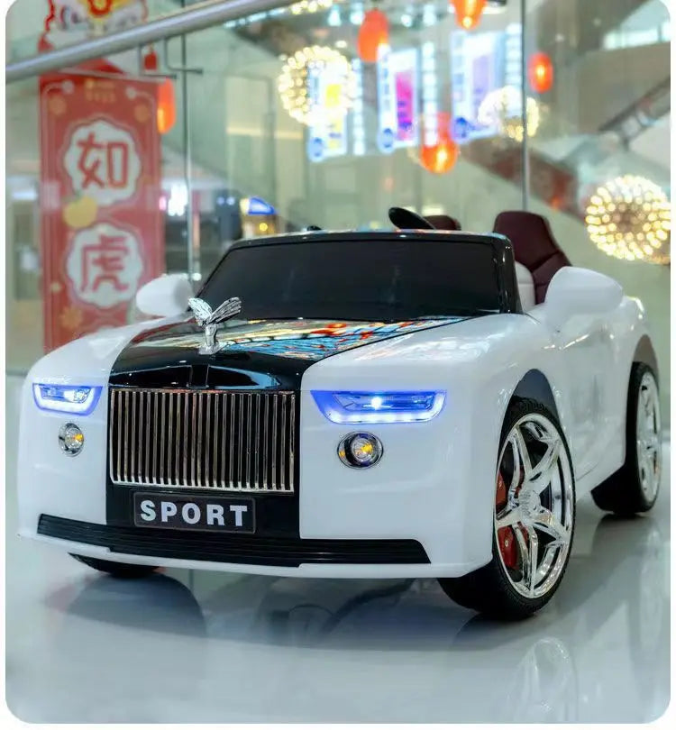Large Size 1-6 Year Old Boys And Girls Electric 4-Wheel Charging Remote-Controlled Children Ride On Toy Car
