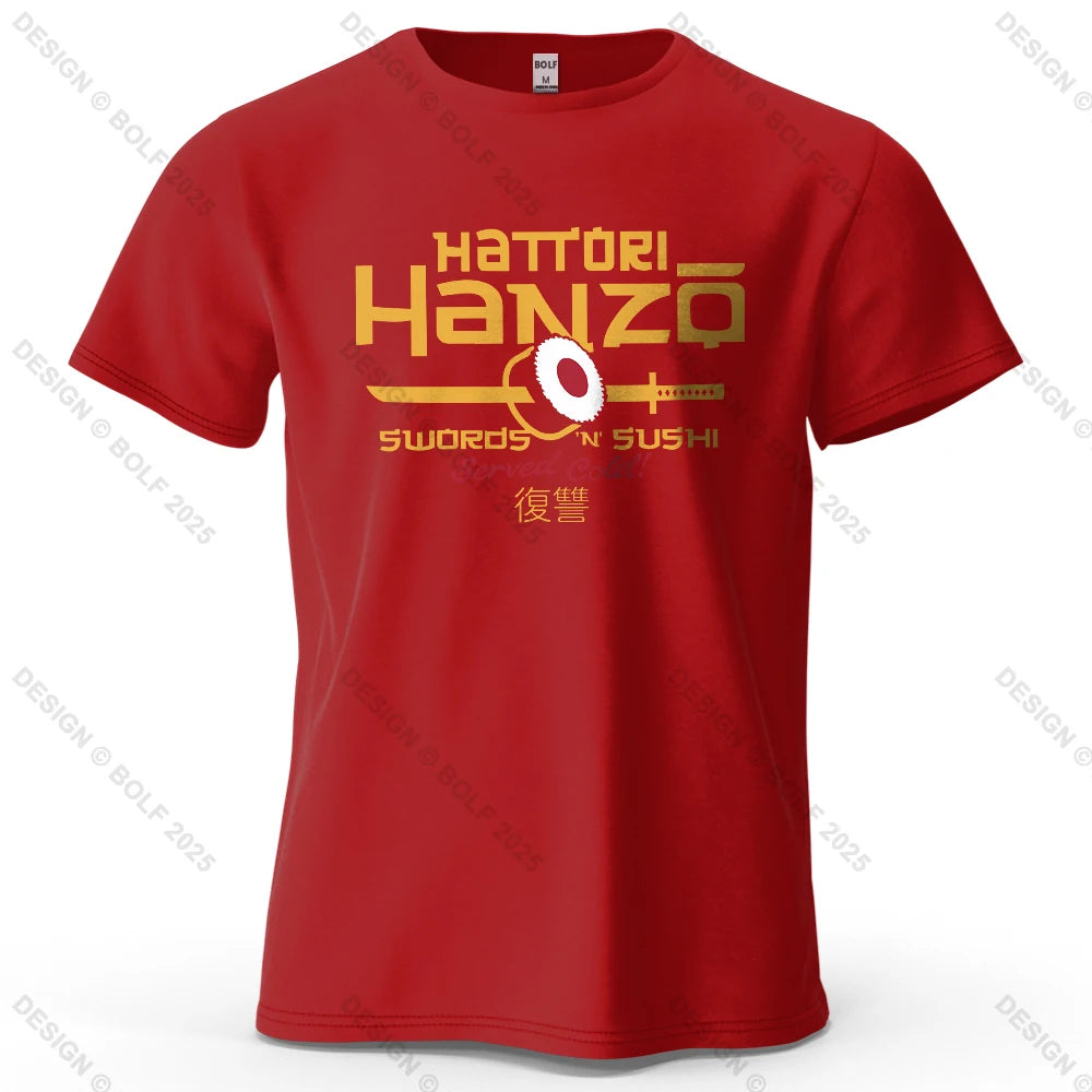  Hattori Hanzo anime graphic t-shirt