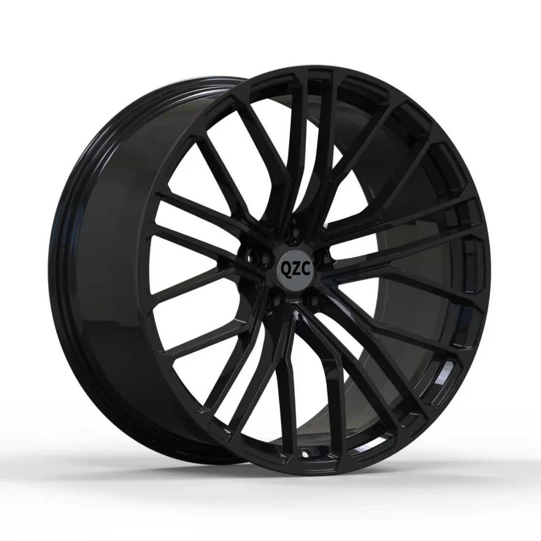 Qizhouchi High-end Customized 5x120 /112 Aluminum Alloy Forged Wheels with 5 Holes Passenger Wheels  MOQ 4 Pieces