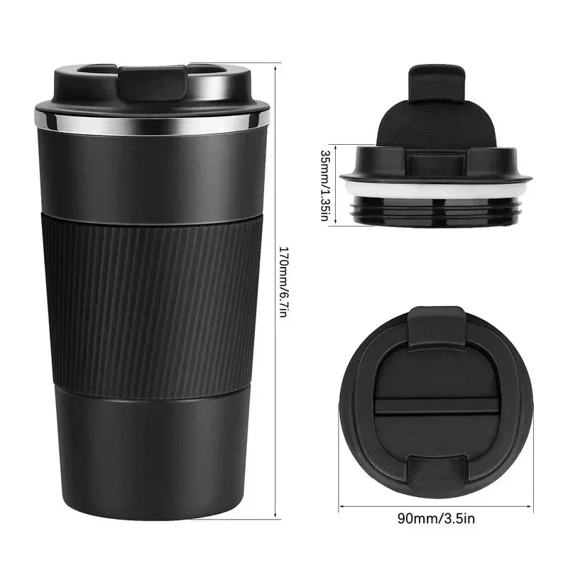510ml stainless steel coffee cup hot mug for Mercedes-Benz A B C E S-Class W204 W205 W212 W213 W176 GLC CLA AMG W177 G63 GLA